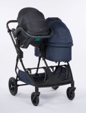 M.Twin x Wózek Bliźniaczy Mast Swiss Design - Blueberry (Koła Light)