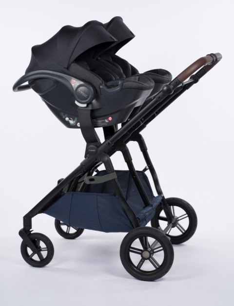 M.Twin x Wózek Bliźniaczy Mast Swiss Design - Blueberry (Koła Light)
