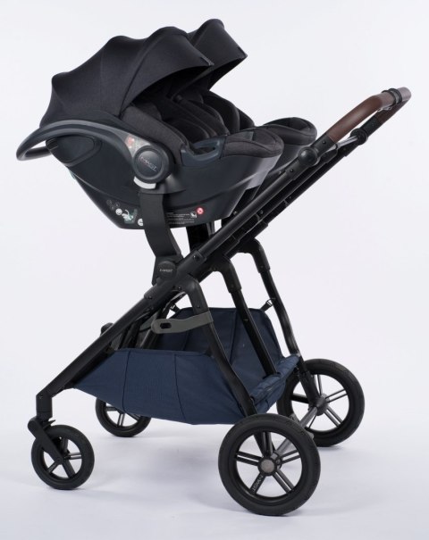 M.Twin x Wózek Bliźniaczy Mast Swiss Design - Dark Grey (Koła HP)