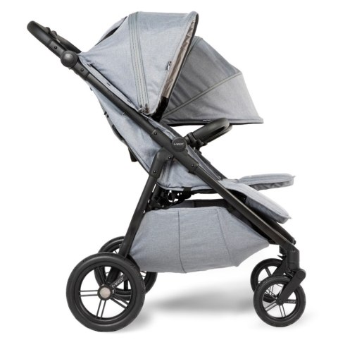 M.Twin x Wózek Bliźniaczy Mast Swiss Design - Glacier Lake, Koła HP, Regulowana Rączka