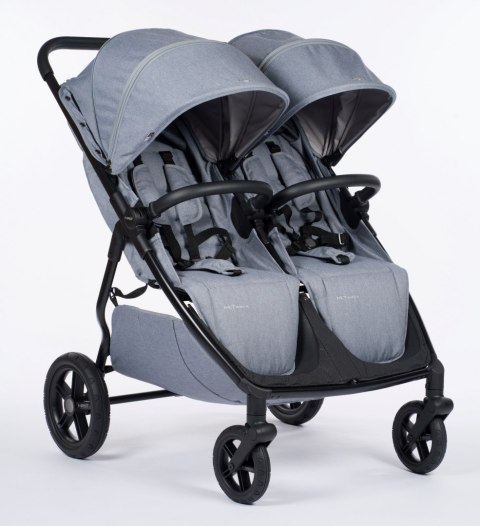 M.Twin x Wózek Bliźniaczy Mast Swiss Design - Glacier Lake (Koła HP) Stała Rączka