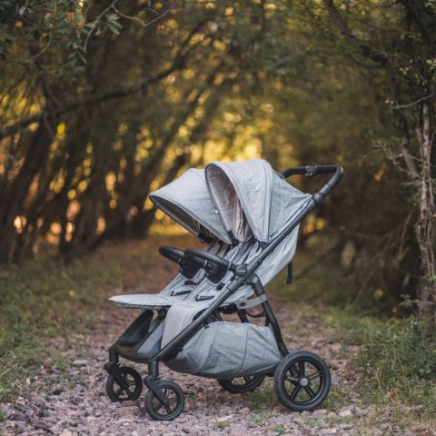 M.Twin x Wózek Bliźniaczy Mast Swiss Design - Glacier Lake (Koła HP) Stała Rączka