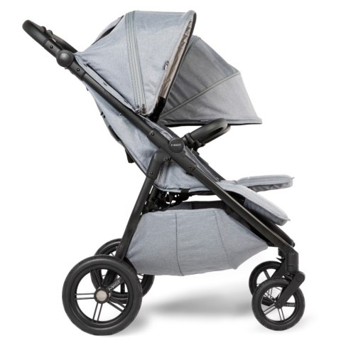 M.Twin x Wózek Bliźniaczy Mast Swiss Design - Glacier Lake, Koła Light, Regulowana Rączka