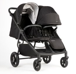 M.Twin x Wózek Bliźniaczy Mast Swiss Design - Onyx (Koła HP)