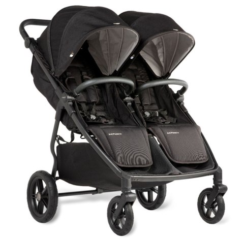 M.Twin x Wózek Bliźniaczy Mast Swiss Design - Onyx (Koła Light)