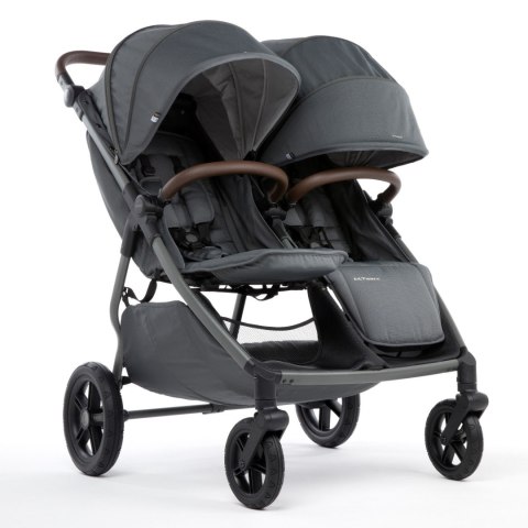 M.Twin x Wózek Bliźniaczy Mast Swiss Design - Volcanic Ash (Koła HP)