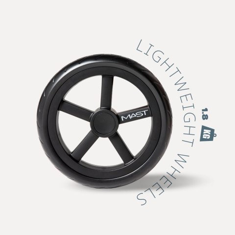 MAST Swiss M4x plus - Wózek Spacerowy Dark Grey (koła Light)