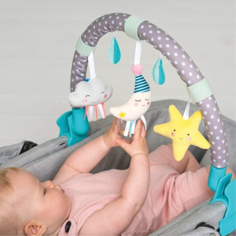 Miękki Pałąk do Wózka z Grzechoczącymi Zabawkami - Zabawa na Świeżym Powietrzu