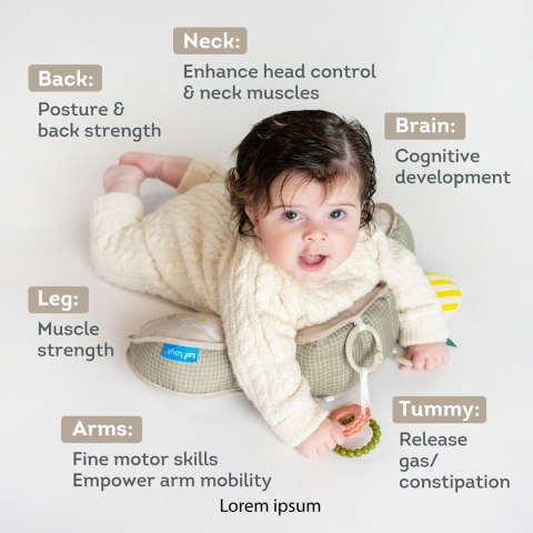 Taf Toys Ergonomiczna Poduszka do zabawy na Brzuszku - Panda