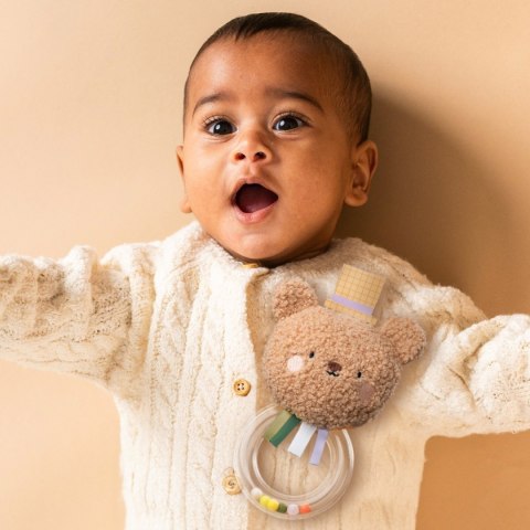 Taf Toys Grzechotka Miś Brandon - sensoryczna grzechotka dla niemowląt