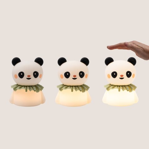 Taf Toys Lampka Nocna Mała Panda - silikonowa, łagodna lampka dla niemowląt