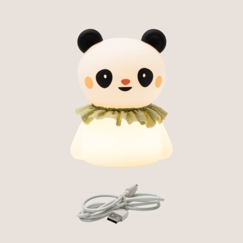 Taf Toys Lampka Nocna Mała Panda - silikonowa, łagodna lampka dla niemowląt