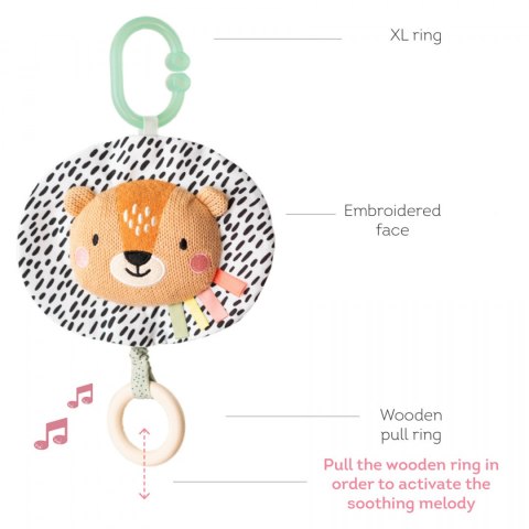 Taf Toys Zawieszka Muzyczna Lew Harry - Uspokajająca Kołysanka Brahmsa
