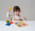 Układanka Kształtów z Silikonowymi Stemplami - Zabawka Edukacyjna dla Dzieci