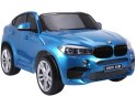 Auto Na Akumulator BMW X6M Niebieskie Lakierowane