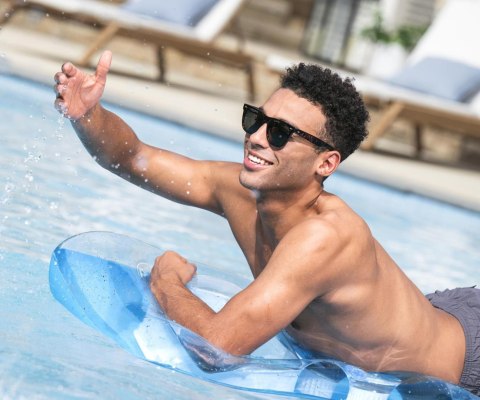 Bestway 43040 Dmuchany materac plażowy Niebieski mat 1.88m x 71cm