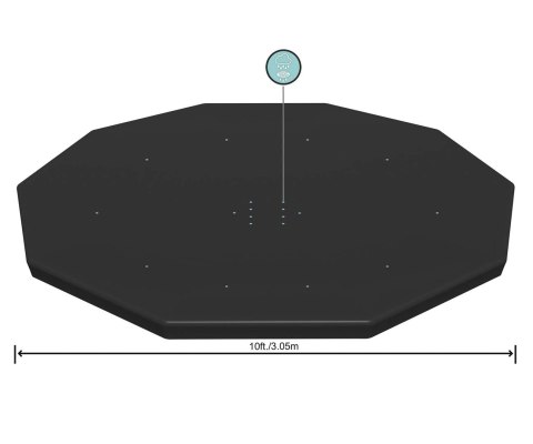 Bestway 58036 Pokrywa do basenu okrągłego 3.05m