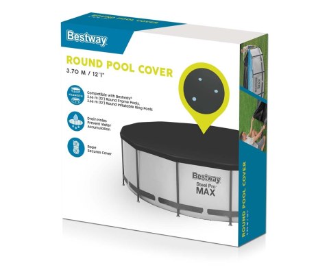 Bestway 58037 Pokrywa do basenu okrągłego 3.66m