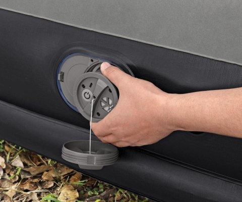 Bestway 671BT Materac dmuchany turystyczny z wbudowaną pompą powietrza Tritech Twin 1.91m x 97cm x 3