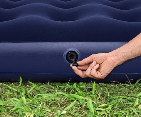 Bestway 67225 Materac dmuchany turystyczny z wbudowaną nożną pompą powietrza Full 1.91m x 1.37m x 28