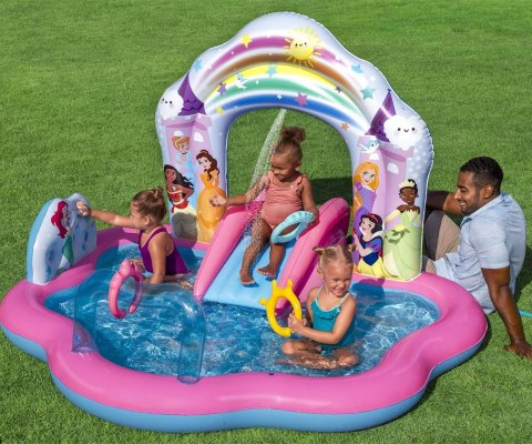 Bestway 9103Y Disney Plac zabaw ze zjeżdżalnią Księżniczki 2.21m x 1.93m x 1.40m