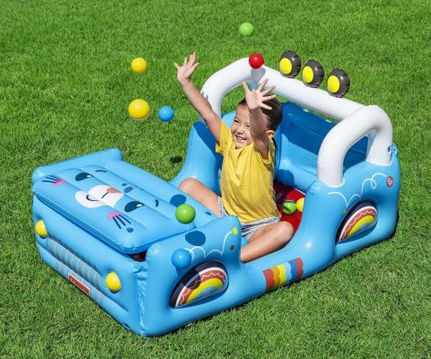 Bestway 93577 Fisher-Price Dmuchany Samochód z piłkami 1.17m x 76cm x 61cm