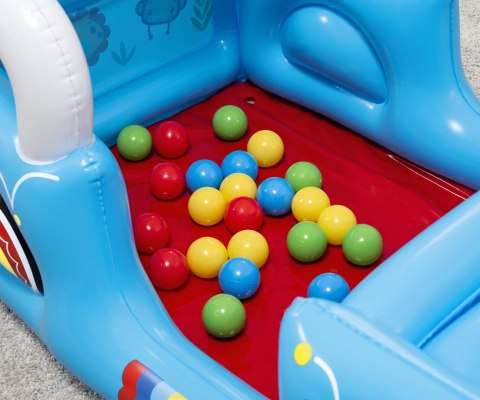 Bestway 93577 Fisher-Price Dmuchany Samochód z piłkami 1.17m x 76cm x 61cm