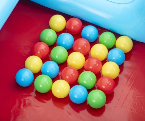 Bestway 93577 Fisher-Price Dmuchany Samochód z piłkami 1.17m x 76cm x 61cm