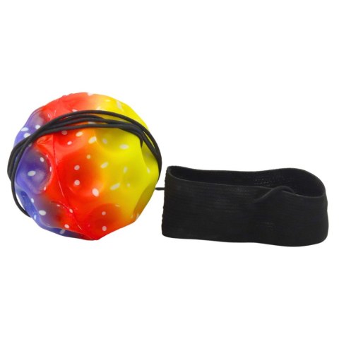 Piłka Do Odbijania Na Gumce Sensoryczna Z Wgłębieniami Kolorowa 6 cm