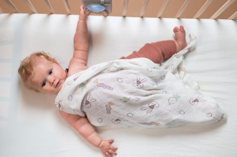 Zestaw Kojący Króliczek - Spokojny Sen z Kocykiem Bambusowym