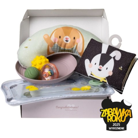 Zestaw niezbędnik do leżenia na brzuszku - Zabawka wspierająca rozwój motoryczny i poznawczy