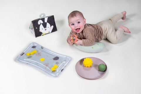 Zestaw niezbędnik do leżenia na brzuszku - Zabawka wspierająca rozwój motoryczny i poznawczy