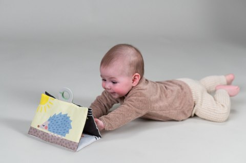 Zestaw niezbędnik do leżenia na brzuszku - Zabawka wspierająca rozwój motoryczny i poznawczy