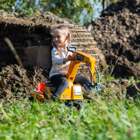 FALK Koparka Super Builder z Przyczepą i Akcesoriami