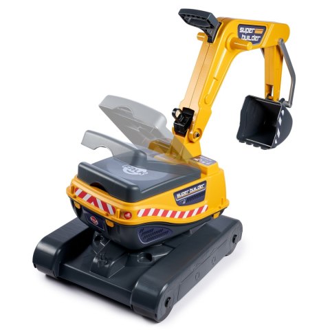 FALK Koparka Super Builder z Przyczepą i Akcesoriami