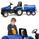 FALK Przyczepa Cysterna Beczkowóz z Kranem New Holland Niebieska 3-7 Lat
