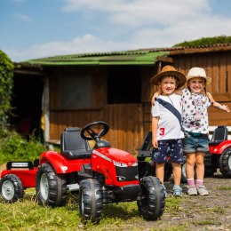 FALK Traktor na Pedały Massey Ferguson 8740S z Łyżką i Przyczepą 3-7 lat