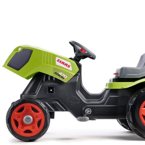 FALK Traktor na Pedały Claas Arion 470 z Przyczepą i Otwieraną Maską 2-6 lat