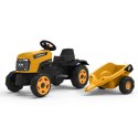 FALK Traktor na Pedały JCB Fastrac z Przyczepą Otwierana Maska 2-6 lat