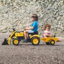FALK Traktor na Pedały Koparka Komatsu z Przyczepą i Łyżką