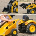 FALK Traktor na Pedały Koparka Komatsu z Przyczepą i Łyżką