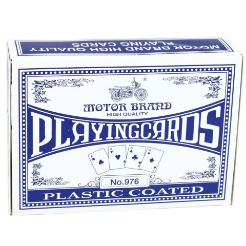 Klasyczne Karty Do Gry Plastikowa Powłoka Talia Niebieskie