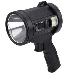 Latarka LED Szperacz Solarna 6 Trybów Powerbank Wymienne Filtry 23 cm