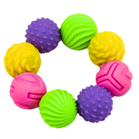 Magnetyczne Silikonowe Piłki Antystresowe W Etui Kolorowe 2,5 cm 8 el.