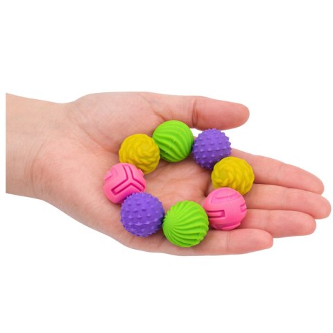 Magnetyczne Silikonowe Piłki Antystresowe W Etui Kolorowe 2,5 cm 8 el.