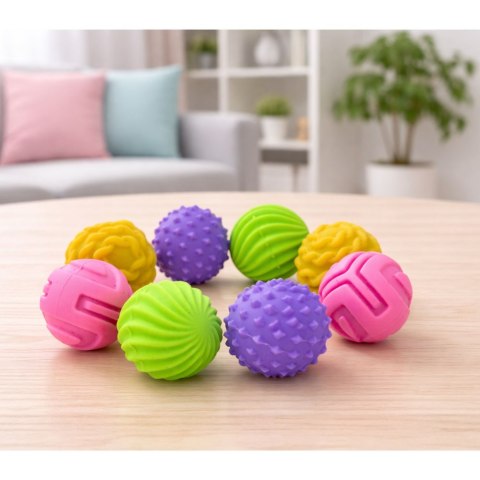 Magnetyczne Silikonowe Piłki Antystresowe W Etui Kolorowe 2,5 cm 8 el.