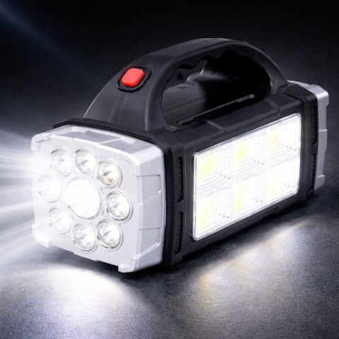 Wielofunkcyjna Latarka Solarna Szerokokątna LED HB-1678 38W