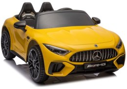 Auto Na Akumulator Mercedes AMG SL63 Żółty Lakierowany