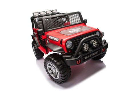 Pojazd Jeep BEAST 4x4 Czerwony