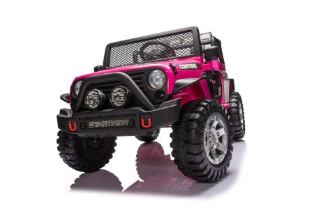 Pojazd Jeep BEAST 4x4 Różowy
